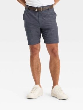 NWT All In Motion Blue Golf Shorts 7” Inseam UPF 50+ Quick Dry Size 36